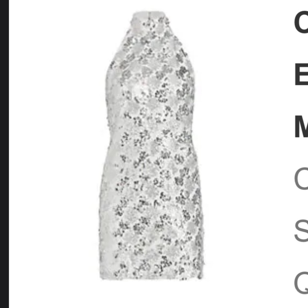 Sequin mini dress